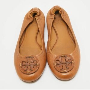 Tory Burch Tan Leather Ballet Flats Sz 7